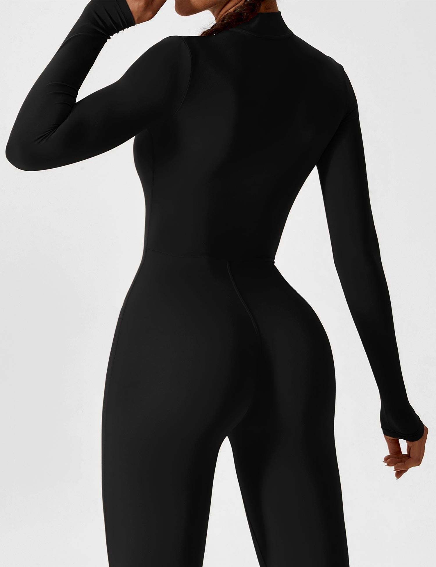 Lumina Wear Penelope sleek fitted two-piece dress set with zip detail, featuring a stylish and modern design.
