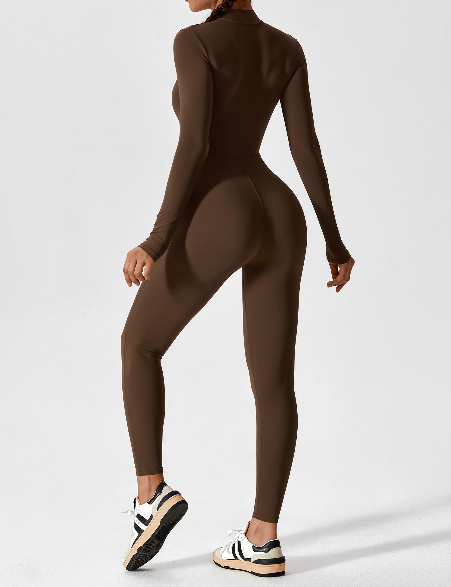 Lumina Wear Penelope sleek fitted two-piece dress set with zip detail, featuring a modern, stylish design for a chic look.