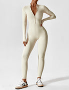 Lumina Wear Penelope sleek fitted two-piece dress set with zip detail, featuring a stylish and modern design.