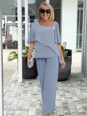 Elegant lightweight two-piece dress from Lumina Wear featuring a flattering silhouette and stylish design.