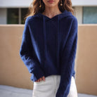 Valentina cozy cable-knit hooded sweater in relaxed fit by Lumina Wear, shown in soft knit fabric with a hood and casual style.