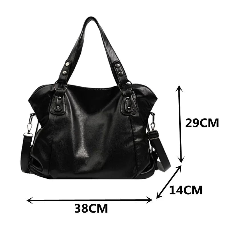 Victoria | Chic Structured Hobo Shoulder Bag with Dual Straps - Lumina 6