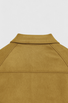 Yellow Victoria bomber jacket by Lumina Wear featuring trendy details and stylish design, shown on a model.