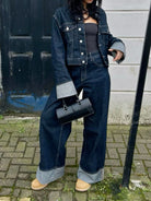 Lumina Wear Victoria women's tailored cropped jacket and pants set with modern silhouette, stylish and sophisticated for contemporary fashion.