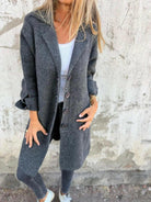 Ada™ | Stylish Long Knit Coat - Lumina Vancouver