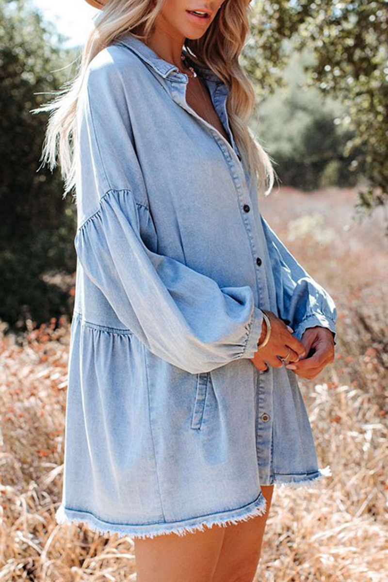 Alexandriana | Denim Shirt Dress - Lumina Vancouver - Lumina Vancouver