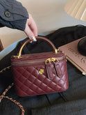 White Lumina Wear Alice quilted crossbody handbag with adjustable strap, stylish and compact for everyday use.