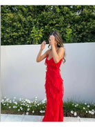 Aliza | Ruffled Maxi Dress - Lumina Vancouver