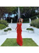 Aliza | Ruffled Maxi Dress - Lumina Vancouver