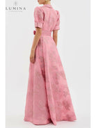 Anabella | Short Puff Sleeves Dress - Lumina Vancouver