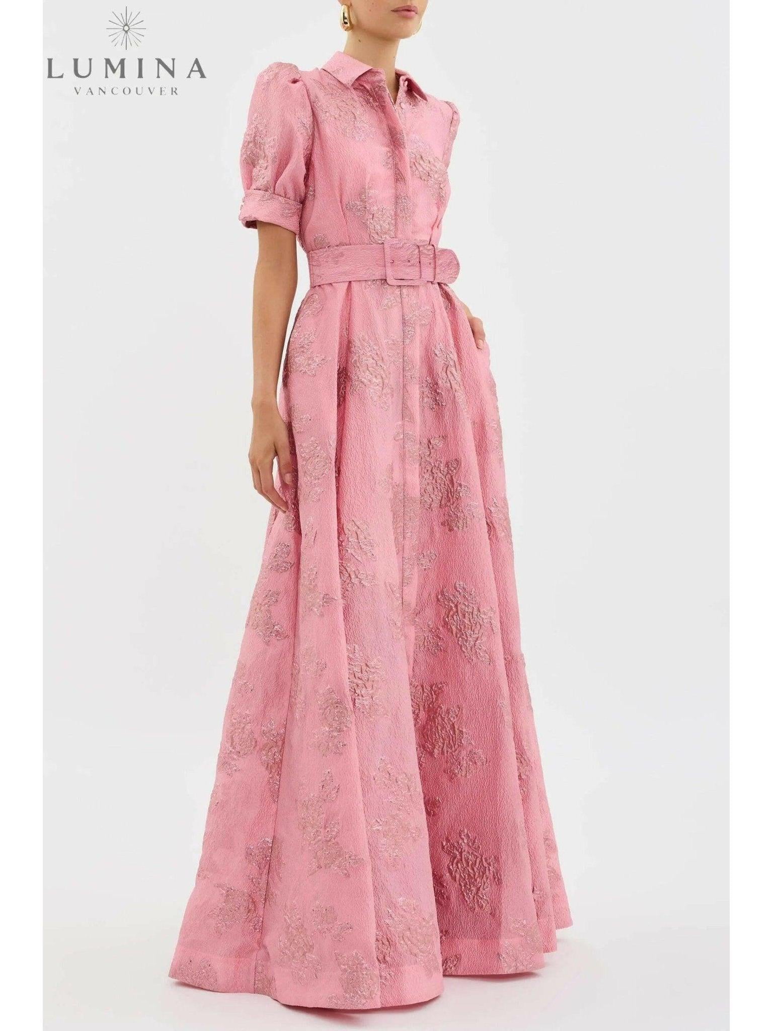 Anabella | Short Puff Sleeves Dress - Lumina Vancouver