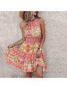 Angela™ - Chic Halter Dress