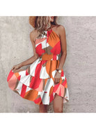 Angela™ - Chic Halter Dress
