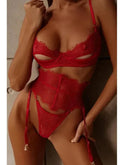 Arabella's Lingerie Set by Lumina Wear featuring lace bra and matching panties in soft pastel color.