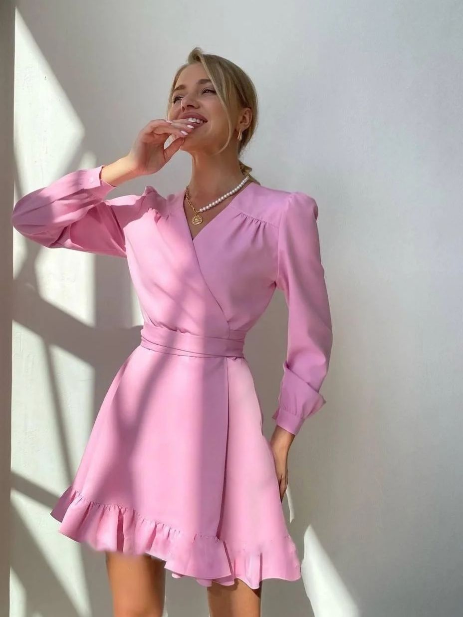 Aria | Long Sleeve Dress Fitted Bodice - Lumina Vancouver - Lumina Vancouver