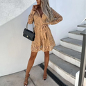 Lumina Wear Aurora knee-length lace dress with belt, white mini dress featuring intricate lace details and a fitted silhouette.