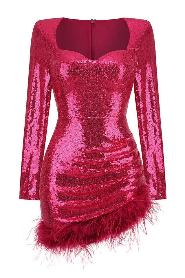 Aurora | Sequin Embellished Mini Dress - Lumina - Lumina Vancouver