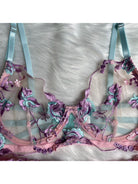 Lumina Vancouver Helene lingerie set with delicate lace and soft fabric, featuring a matching bra and panty in a feminine design.