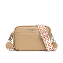 Lumina Wear Bella Chic Compact Black Leather Shoulder Bag, stylish handbag with sleek design and shoulder strap.