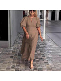 Red Carla puff-sleeve dress by Lumina Wear featuring elegant style and puffed sleeves, displayed on a mannequin.