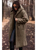 Beige Carol winter cozy coat by Lumina Wear featuring a warm, stylish design perfect for chilly weather.