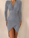 Black Celestindra bodycon mini dress by Lumina Wear, with fitted silhouette and stylish party-ready design.