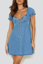 Celestine Moonshadow | Denim Dress - Lumina - Lumina Vancouver