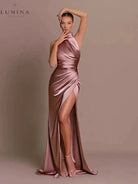 Cleo | Sleek Slit Gown - Lumina Vancouver
