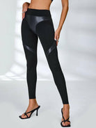 Black Cross Super Lift sports bra from Lumina Vancouver with supportive cross straps for active wear.