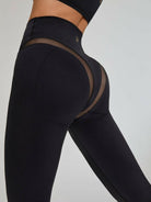 Black Lumina Vancouver Cross Super Lift Sports Bra with supportive cross straps, designed for active sports and fitness activities.