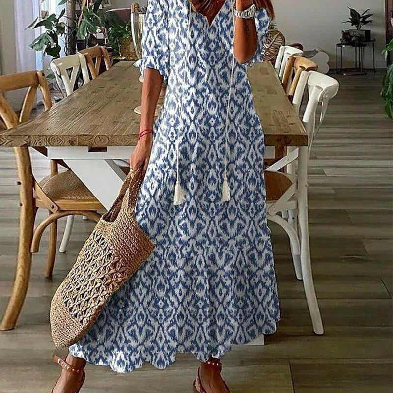 Dianna - Boho Tummy Coverage Dress