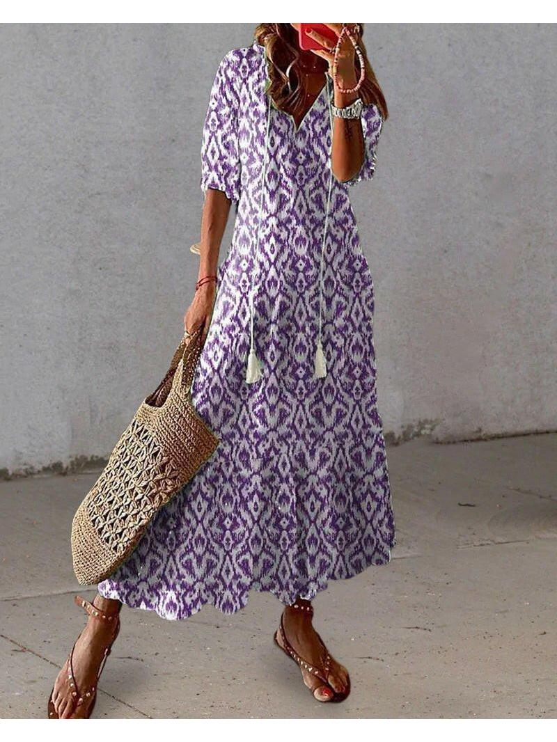 Dianna - Boho Tummy Coverage Dress