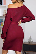 Elara | Knit Sweater Dress Ribbed - Lumina - Lumina Vancouver