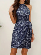 Elara | Short Dress Halter Neck Wrap - Lumina - Lumina Vancouver