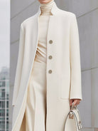 Elena | Longline Wool Coat - Lumina Vancouver - Lumina Vancouver