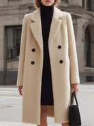 Elena | Textured Wool Coat - Lumina - Lumina Vancouver