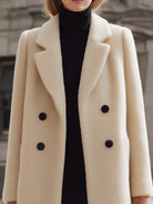 Elena | Textured Wool Coat - Lumina - Lumina Vancouver