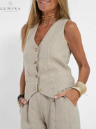 Ella - Vest & Wide Pants Set - Lumina Vancouver
