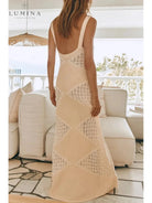 Elowen - Elegant Knitted Maxi Dress - Lumina Vancouver