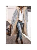 Lumina Wear Elowen reversible fur jacket in military green, showcasing soft fur on one side and smooth fabric on the other.