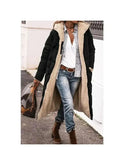 Lumina Wear Elowen reversible fur jacket in military green, showcasing plush fur lining and stylish outer fabric.