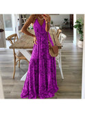 Green Emara boho sleeveless dress by Lumina Wear, featuring relaxed fit and bohemian style, displayed on a hanger.