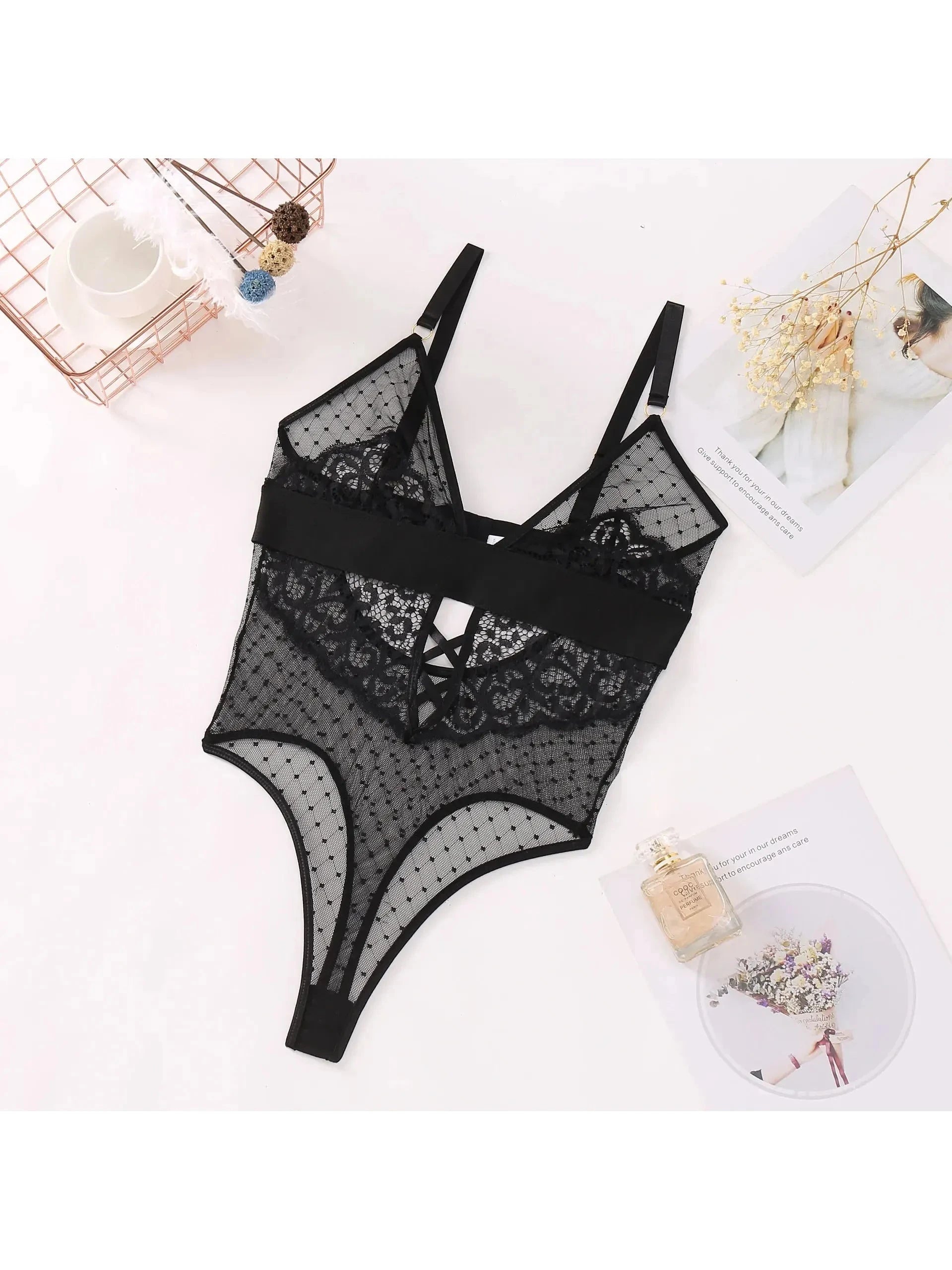 Esmee's Bodysuit by Lumina Vancouver displayed on a model, featuring a sleek, fitted design in a neutral color.