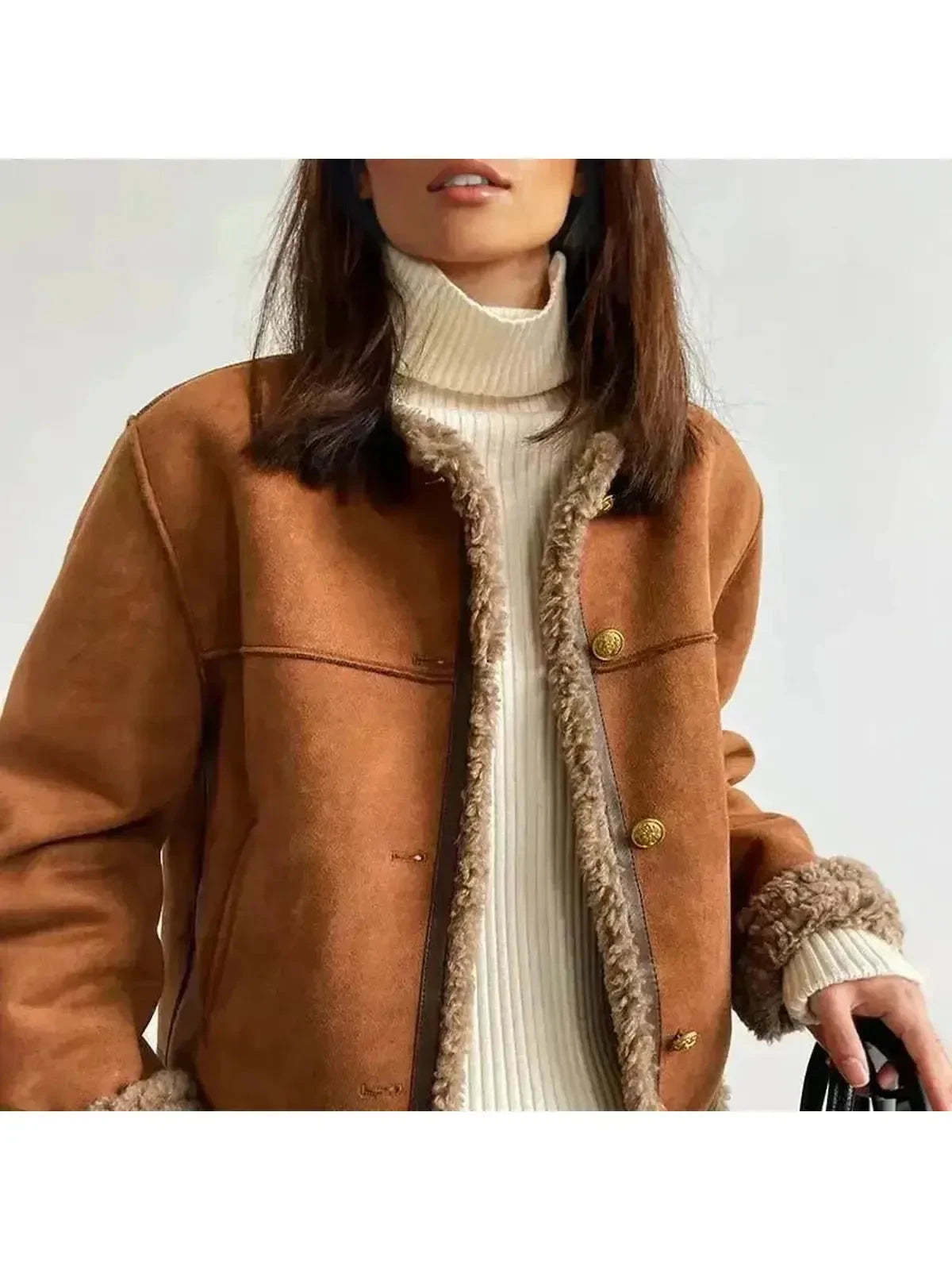 Evelyn™ | Luxurious Genuine Sheepskin Jacket