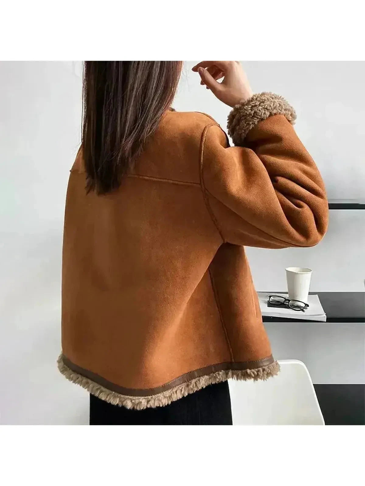 Evelyn™ | Luxurious Genuine Sheepskin Jacket