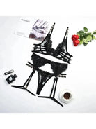Lumina Vancouver Marte lingerie set featuring a matching bra and panties in delicate lace fabric.