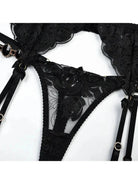 Lumina Vancouver Marte lingerie set featuring a delicate lace bra and matching panties in soft pastel colors.