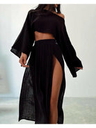 Green Laure Two-Piece Set by Lumina Vancouver, stylish matching top and bottom ensemble displayed on a model.
