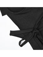 Lumina Vancouver Gabriella's Bodysuit, sleek black bodysuit with fitted design and long sleeves, perfect for stylish outfits.