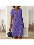 Galina | Casual Elegant Floral Print Dress